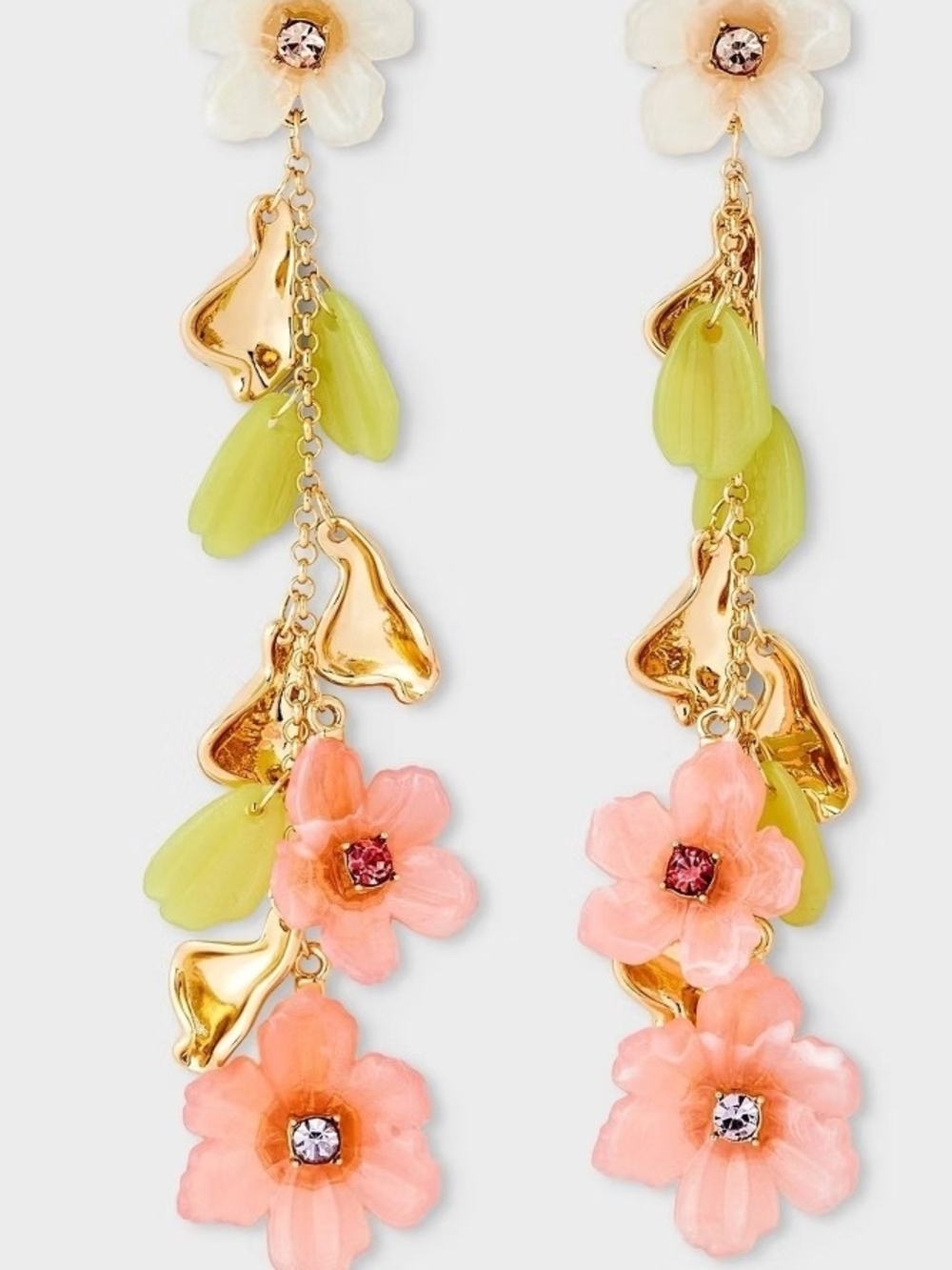 Floral Drop Earring - A New Day - Pink
